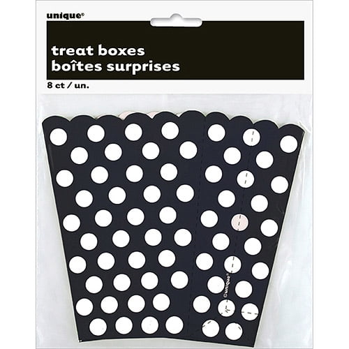 Polka Dot Favor Boxes, 8ct