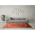 thumbnail image 3 of Ahgly Company Indoor Rectangle Oriental Orange Industrial Area Rugs, 5' x 7', 3 of 4
