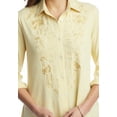 thumbnail image 5 of Woman Within Women's Plus Size Button-Front Embroidered Tunic, 5 of 6