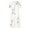 White, variant on Womens Summer Dresses Casual Loose Butterfly Printed Long Maxi Dresses V-Neck Short Sleeve Button Down Pocket Sundress Beach Tunic T Shirt Midi Dress