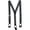 Grey, variant on CTM® Elastic Button End Suspenders (Men's)