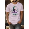 thumbnail image 3 of Mardi Gras King Unisex Graphic Tee T-Shirt, 3 of 5