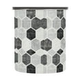 thumbnail image 2 of Geometric Hexagons Honeycomb Airtight Coffee Bean Canister 500 ml Food Storage Containers with Lids For Gournd, Tea, Sugar, Flour, Rice, Cereal, Candy Cookie Jar, 2 of 8