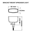 thumbnail image 2 of Scandvik 41446P Compact LED Spreader/Deck Light, Black, 2 of 4