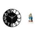 thumbnail image 1 of Reloj de pared grande,Reloj de pared acrílico silencioso y moderno,Reloj de pared grande para oficina,silencioso,fácil de leer y sencillo.,Letrero de mesa,Decoración de escritorio, 1 of 8