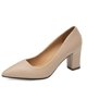thumbnail image 1 of Zapatos de tacón alto para mujer, zapatos de trabajo de tacón grueso, zapatos informales sexis para discoteca, boda, fiesta puntiaguda, zapatos individuales de tacón cuadrado de verano 35 Gao Jinjia LED, 1 of 2