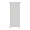 thumbnail image 5 of NovaSolo Halifax Grand Mahogany Wood Storage Unit with Drawers in Classic White, 5 of 7