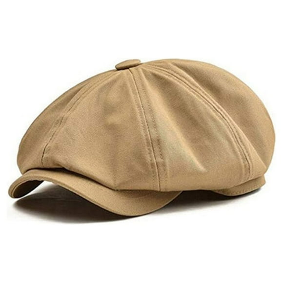 letairis Hats Vintage Britpop All-Matched Cap Korea Comfortable Skin-Friendly Windproof Headgear Leisure Casual Birthday Parties Apricot