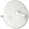 thumbnail image 4 of Westbrass R92-50 Kit De Drenaje Para Bañera Y Ducha Con Palanca De Viaje De 3-1/8" Con Placa Frontal De Desbordamiento De 2 Orificios, 1 Paquete De Capa En Polvo Blanca, 4 of 5