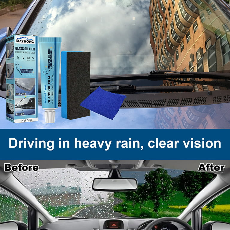  KCRPM Pushue Car Glass Oil Film Remover, 150G Glass