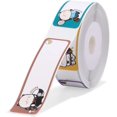 thumbnail image 1 of Thermal Label Paper Thermal Printing Paper Thermal Label Name Price Size Barcode Sticker Waterproof 1 Roll/5 Rolls Compatible with D11 Label Printer for Home Office Organization Supermarket, 1 of 8