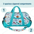 thumbnail image 5 of Wildkin Kids Overnighter Duffel Bag for Boys & Girls, Features Two Carrying Handles and Removable Padded Shoulder Strap (Team Spirit), 5 of 7