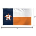 thumbnail image 2 of WinCraft Houston Astros Single-Sided 3' x 5' Deluxe Team Colors Flag, 2 of 2