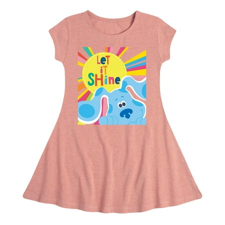 

Blue Clues & You! - Let It Shine - Toddler And Youth Girls Fit And Flare Dress