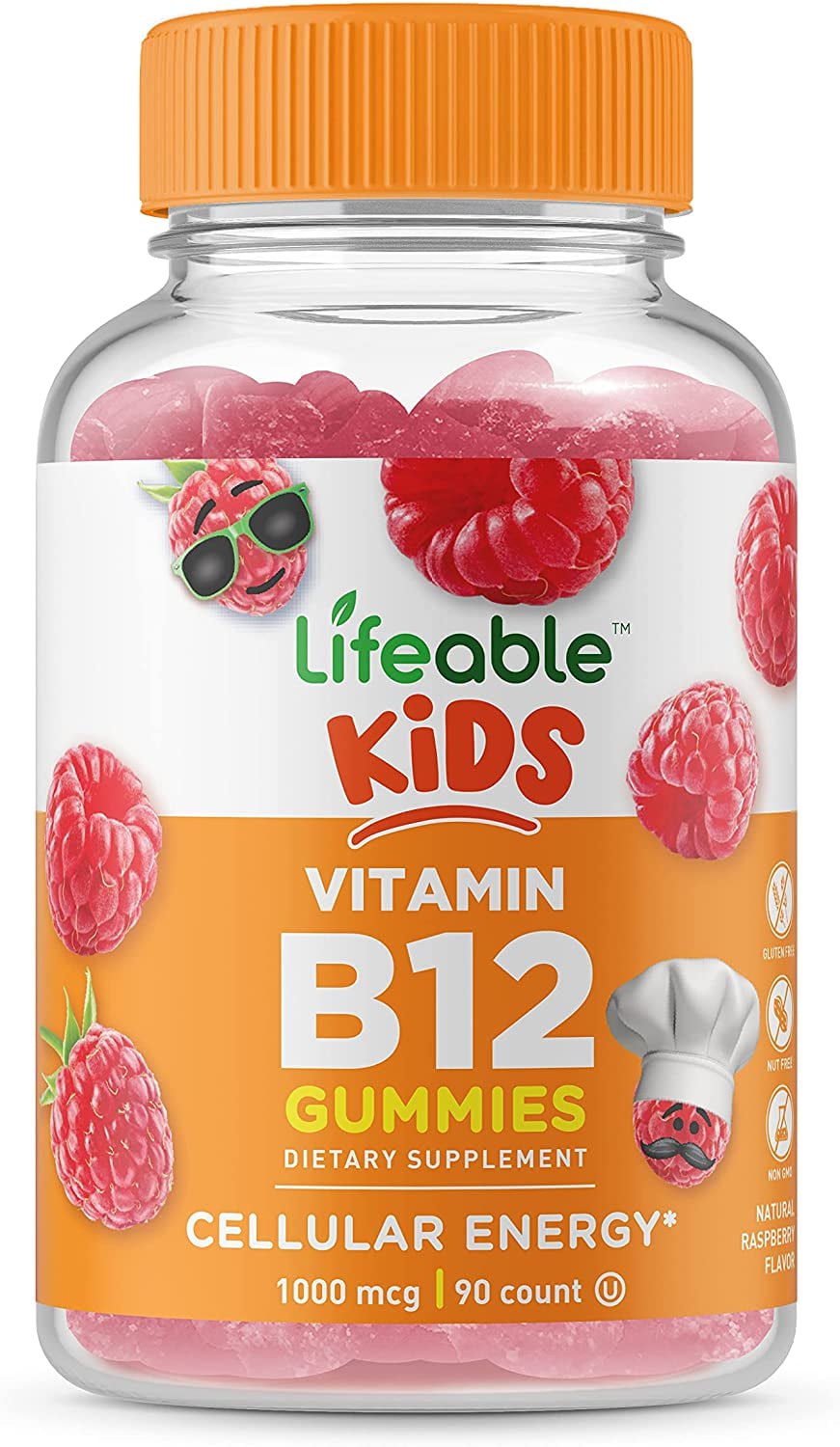 Lifeable Vitamin B12 for Kids – 1000mcg – 90 Gummies