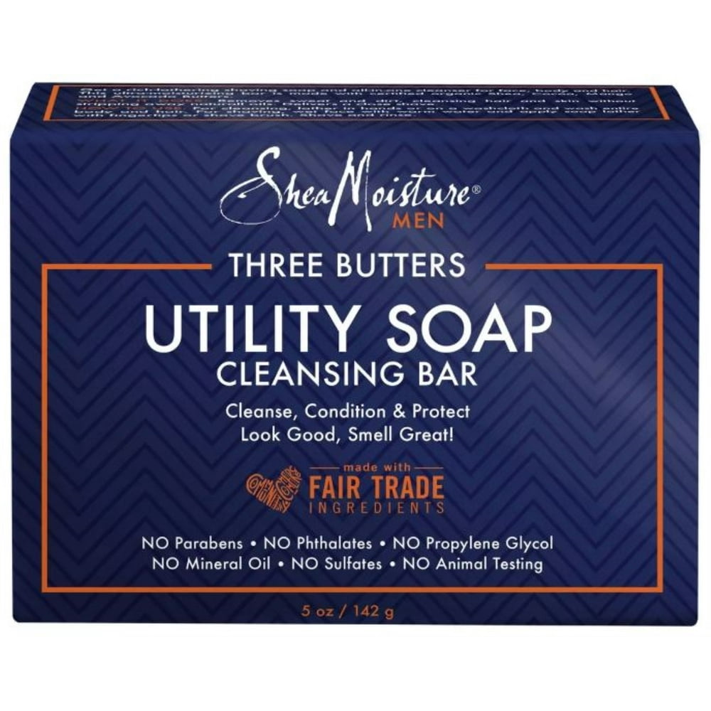 SheaMoisture Shea Moisture Three Butters Utility Soap Cleansing Bar 5