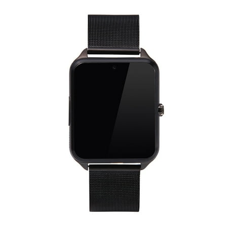 axGear Bluetooth Smart Watch Unlocked GSM Phone Stainless Steel Band For Android iPhone