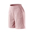thumbnail image 6 of Sngxgn Shorts For Women Summer Active Shorts For Women Running Shorts Workout Sport Yoga Shorts Biker Short With Pockets For Women Summer Vacation(Pink,M), 6 of 6