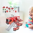thumbnail image 1 of Camión de extinción de incendios Vehículos de juguete Modelo de aprendizaje Ruedas Ensayo de situación para la Protección contra incend Estilo B Hugo Camión de bomberos, 1 of 10