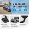 thumbnail image 4 of NOVAPARTS Engine Coolant Reservoir Cap 16405-0P040 16405-31070 for 2011-2020 Toyota Sienna, 2010-2015 Lexus RX350 RX450h Cap Sub Assembly Replaces OE# 164050P040 1640531070 T136 (Black), 4 of 14