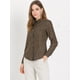 thumbnail image 4 of Blusa Lunares Manga larga Botón abajo Camisa De Oficina para mujer Negro M, 4 of 6
