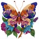 thumbnail image 1 of Kit Con Forma Especial Parcial DIY 5D Mariposa Bsvklp, 1 of 9