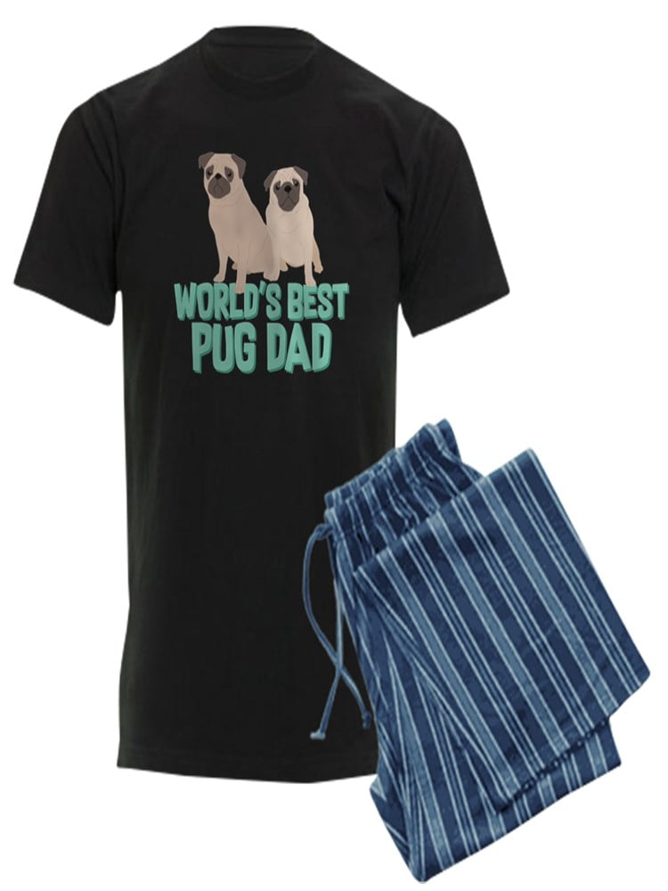 CafePress Pug Dad Mens Dark Pajamas Pajama Set 