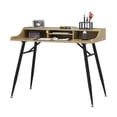 thumbnail image 5 of Woodford 42" Wide Writing Desk with Storage Hutch for Home Office Small Spaces, 5 of 7
