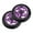 Purple, variant on Precisions Design 10cm Skating Wheel Light WeightAluminum Alloy Rims PU Tires
