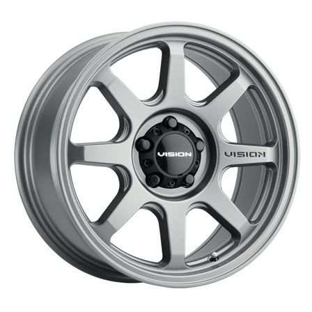 17x8 Vision 351 Flow Satin Grey Wheel 5x120 (30mm)