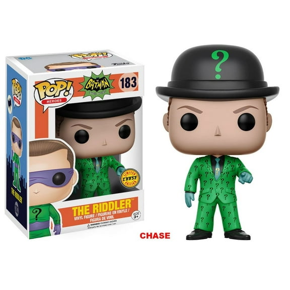 CHASE EDITION Riddler Batman Classic TV Series Funko Pop! Vinyl Figure #183