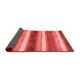 thumbnail image 2 of Ahgly Company Indoor Round Abstract Red Modern Area Rugs, 7' Round, 2 of 4