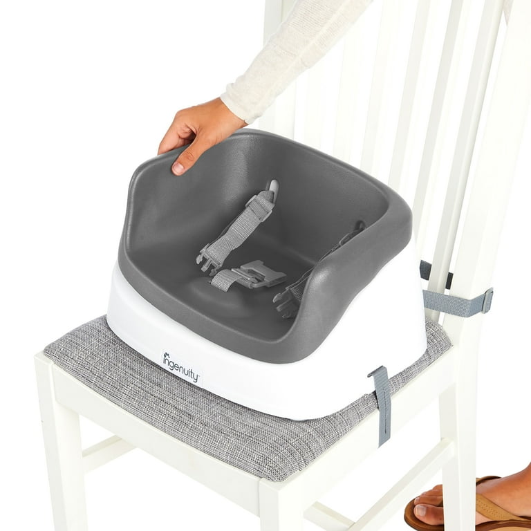 Ingenuity SmartClean Portable Baby Dining Chair Toddler Mealtime Feeding Booster Seat Slate Walmart