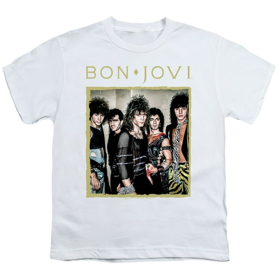Bon Jovi - Framed - Youth Short Sleeve Shirt - Large
