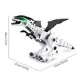 thumbnail image 2 of Dinosaurios mecánicos de gran tamaño con luz y sonido, dibujos animados, interesante robot electrónico que camina, pterosaurios, juguetes para niños pequeños, regalos de cumpleaños, 2 of 8
