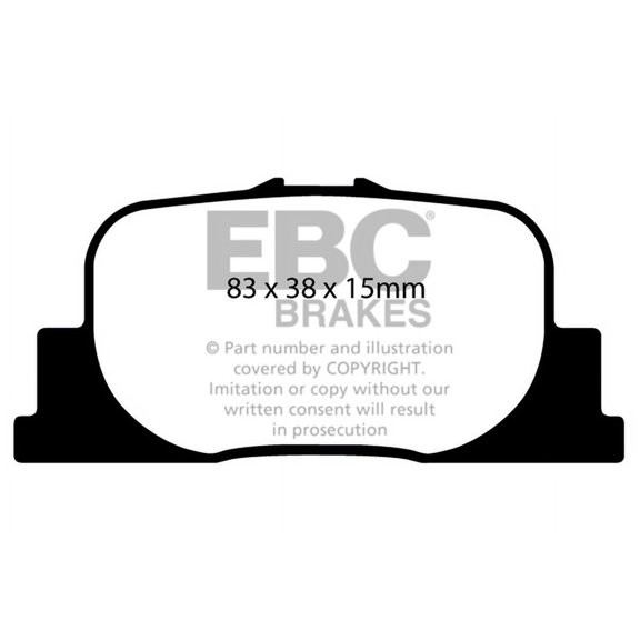 UD835/ EBC OE Brake Pads Fits select: 2000-2001 TOYOTA CAMRY, 2005-2010 TOYOTA SCION TC