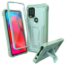 ExoGuard For Moto G Stylus 5G Case, Phone Case with Screen Protector and Kickstand (Green)