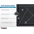 thumbnail image 4 of Vantage 10673 Premium Self-Healing Cutting Mat, 24"x36", 1/2" Grid, 5 Layers for Max Healing, Perfect for Crafts & Sewing, Black, 4 of 6