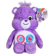 Care Bears Share Bear Bean Plush, 9 inches , Purple