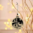 thumbnail image 1 of Vikakiooze 2022 Bells Pendant Christmas Ornaments Five-pointed Star Christmas Tree Decoration, 1 of 1