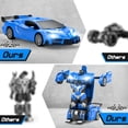thumbnail image 4 of Coche a control remoto Qumcou Transform de 2,4 GHz a escala 1:16 para niños, 4 of 7