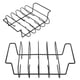 thumbnail image 5 of Parrilla para barbacoa, 2 piezas de hierro antiadherente, parrilla para barbacoa, parrilla para asar, construida para el futuro, 5 of 8