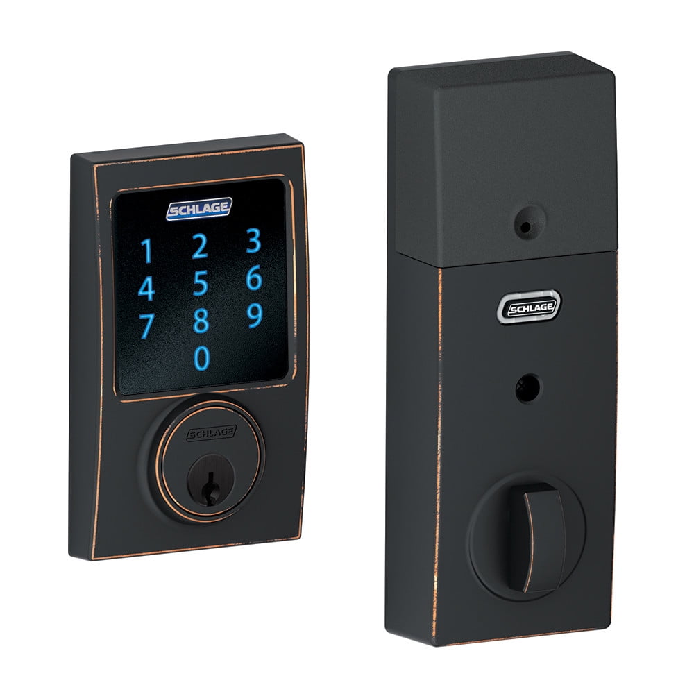 Schlage BE469NXCEN Connect Century Touchscreen Deadbolt with Builtin