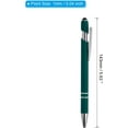 thumbnail image 2 of 6 Pack Ballpoint Pens with Stylus Tip, 2 in 1 Metal Pen Black Ink 1.0mm Medium Point Stylus Pen for Touch Screens, 2 of 6