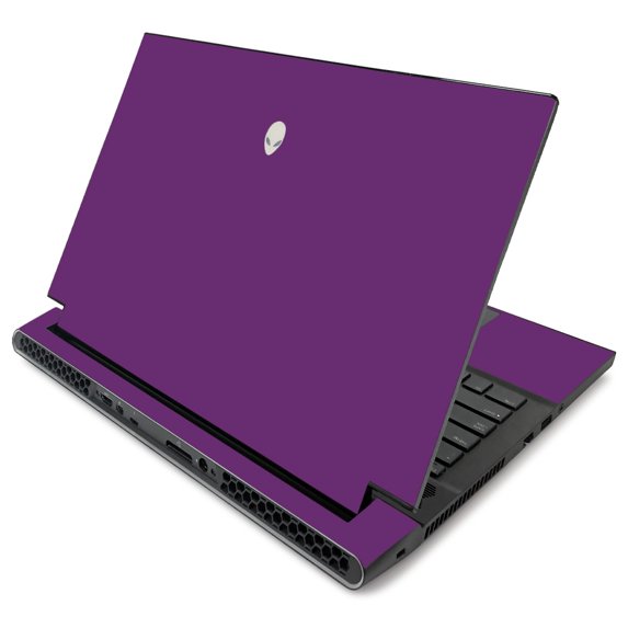 Skin Decal Wrap Compatible With Alienware m17 R2 (2019) Sticker Design Solid Purple