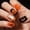 B, variant on Halloween Press On Nails Short Square – 24Pcs Glossy Dark Forest Castle Design Full Cover Reusable False Nails with Jelly Glue & File, Wearable Nail Art Tips for Women Holiday Manicure