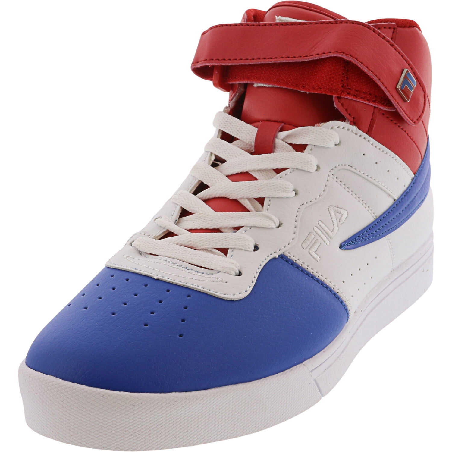 blue high top fila