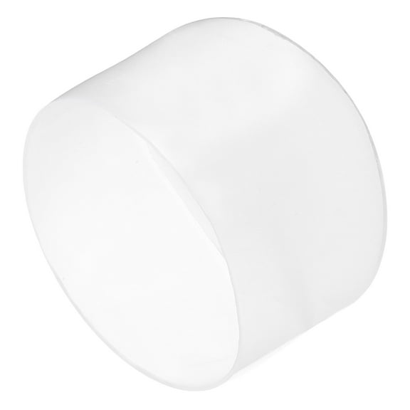 Uxcell 2pcs Rubber End Caps 65mm ID Vinyl Round Tube Bolt Cap Cover Screw Thread Protectors Clear