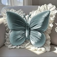thumbnail image 1 of ICQOVD Coussin Décoratif en Forme de Papillon pour Canapé Lit Chaise de Bureau Siège Auto, 1 of 7