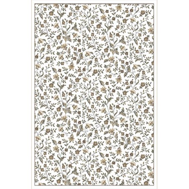 Radici 6674-0023-BONE Pisa Rectangular Bone Traditional Turkey Area Rug- 2 ft. 2 in. W x 7 ft. 7 in. H